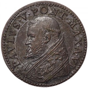 Rome, Paolo V (1605-1621), Medal Yr. VI 1610, Rare
