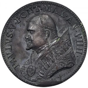 Rome, Paolo V (1605-1621), Medal Yr. VIIII 1613, Very rare