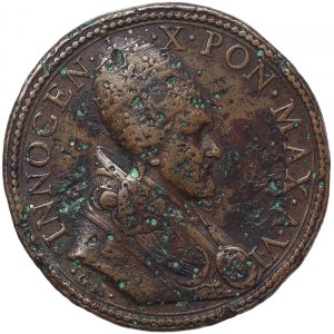 Rome, Innocenzo X (1644-1655), Medal Yr. VI 1650, Rare