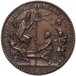 Rome, Innocenzo X (1644-1655), Medal Yr. VI 1650, Very rare