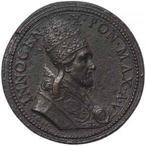 Rome, Innocenzo X (1644-1655), Medal Yr. VI 1650, Rare