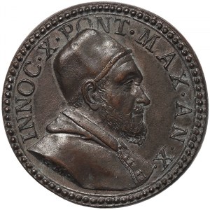 Rome, Innocenzo X (1644-1655), Medal Yr. X 1653, Rare
