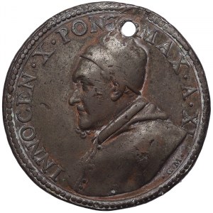 Rome, Innocenzo X (1644-1655), Medal Yr. XI 1655, Rare