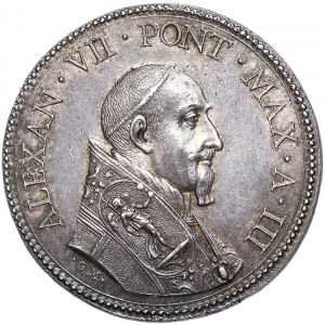 Rome, Alessandro VII (1655-1667), Medal Yr. III 1657, Very rare