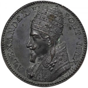 Rome, Alessandro VII (1655-1667), Medal Yr. VIII 1662, Very rare