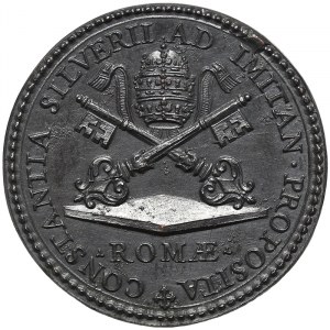 Rome, Clemente IX (1667-1669), Medal Yr. I 1667, Rare