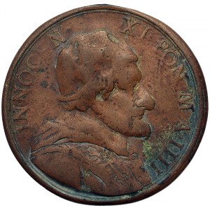 Rome, Innocenzo XI (1676-1689), Medal Yr. IV 1680, Rare