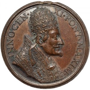 Rome, Innocenzo XI (1676-1689), Medal Yr. VIII 1684, Rare