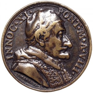Rome, Innocenzo XI (1676-1689), Medal Yr. VIII 1684, Very rare