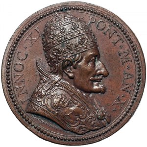 Rome, Innocenzo XI (1676-1689), Medal Yr. X 1686, Rare