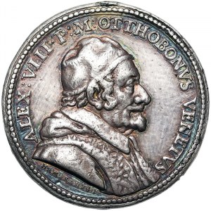 Rome, Alessandro VIII (1689-1691), Medal 1690, Very rare