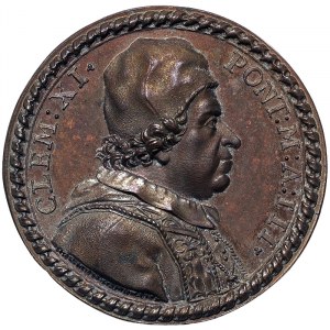 Rome, Clemente XI (1700-1721), Medal Yr. III 1703, Rare