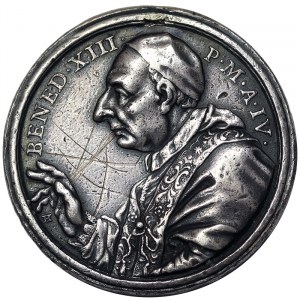 Rome, Benedetto XIII (1724-1730), Medal Yr. IV 1727, Very rare