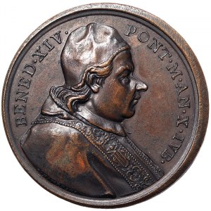 Rome, Benedetto XIV (1740-1758), Medal 1750, Rare