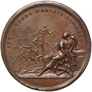 Rome, Benedetto XIV (1740-1758), Medal Yr. XVI 1756, Very rare