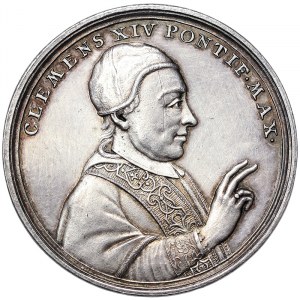 Rome, Clemente XIV (1769-1774), Medal Yr. V 1773, Very rare