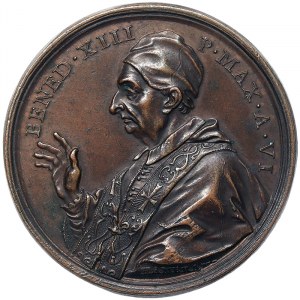 Rome, Vacant See Chamberlain Cardinal Galeffi (1830), Medal 1830, Rare