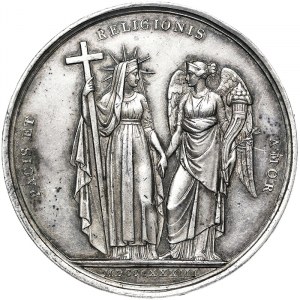 Rome, Gregorio XVI (1831-1846), Medal Yr. III 1833, Very rare