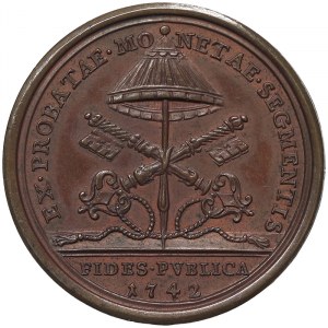 Rome, Gregorio XVI (1831-1846), Medal Yr. VII 1837, Very rare