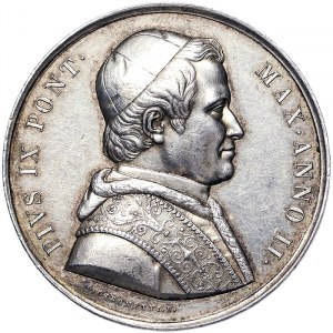 Rome, Pio IX (1846-1848), Medal Yr. II 1847, Not common