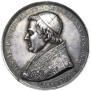 Rome, Pio IX (1849-1866), Medal 1850, Rare