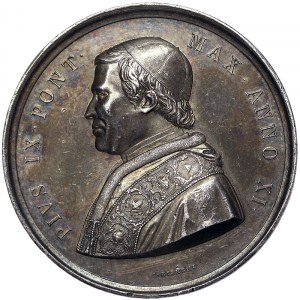 Rome, Pio IX (1849-1866), Medal Yr. XI 1856, Rare