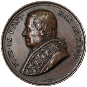 Rome, Pio IX (1871-1878), Medal Yr. XXVII 1872