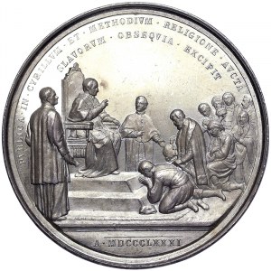 Rome, Leone XIII (1878-1903), Medal Yr. VI 1883, Very rare