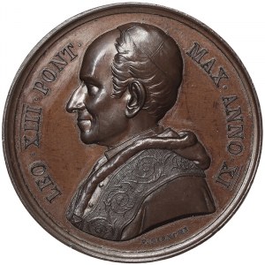 Rome, Leone XIII (1878-1903), Medal Yr. XI 1888, Rare