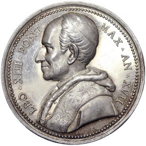 Rome, Leone XIII (1878-1903), Medal Yr. XVII 1894, Rare
