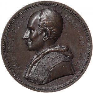 Rome, Leone XIII (1878-1903), Medal Yr. XXI 1898, Rare