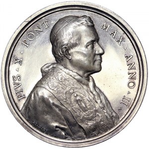 Rome, Pio X (1903-1914), Medal Yr. II 1905, Rare