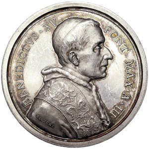 Rome, Benedetto XV (1914-1922), Medal Yr. III 1917, Rare