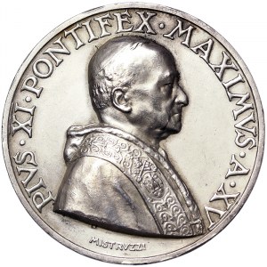 Vatican City (1929-date), Pio XI (1929-1939), Medal Yr. XV 1936