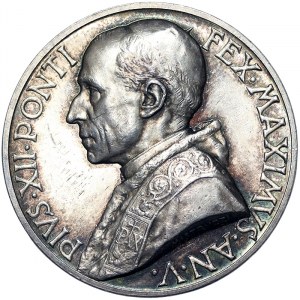 Vatican City (1929-date), Pio XII (1939-1958), Medal Yr. V 1943, Rare