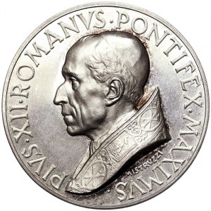 Vatican City (1929-date), Pio XII (1939-1958), Medal Yr. XII 1950, Rare