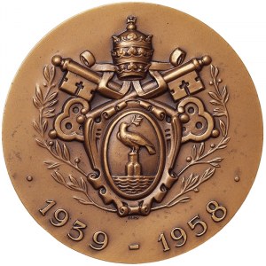 Vatican City (1929-date), Pio XII (1939-1958), Medal 1958