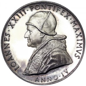 Vatican City (1929-date), Giovanni XXIII (1958-1963), Medal Yr. IV 1961