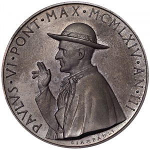 Vatican City (1929-date), Paolo VI (1963-1978), Medal Yr. III 1965