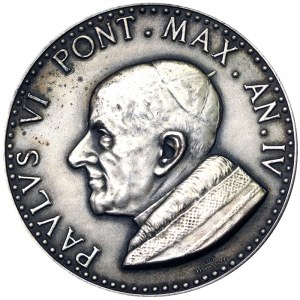 Vatican City (1929-date), Paolo VI (1963-1978), Medal Yr. IV 1966