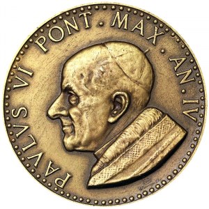Vatican City (1929-date), Paolo VI (1963-1978), Medal Yr. IV 1966