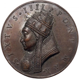 Rome, Sisto IV (1471-1484), Medal n.d., Rare