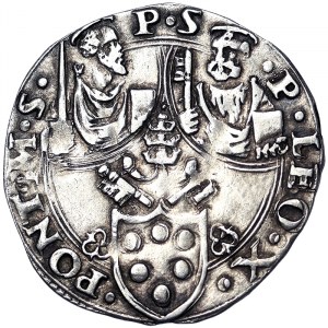 Rome, Leone X (1513-1521), Giulio n.d., Very rare