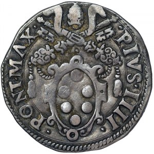 Macerata, Pio IV (1559-1565), Testone n.d., Rare
