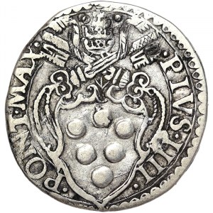 Rome, Pio IV (1559-1565), Testone n.d.