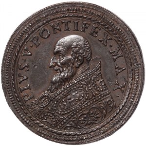 Rome, Pio V (1566-1572), Médaille 1566, Rare