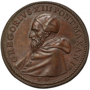 Rome, Gregorio XIII (1572-1585), Medal Yr. I 1572, Very rare