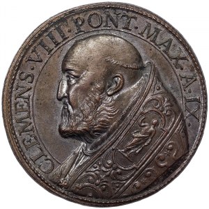 Rome, Clemente VIII (1592-1605), Medal Yr. IX 1601, Very rare