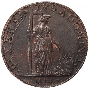 Rome, Clemente VIII (1592-1605), Medal Yr. IX 1601, Rare