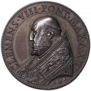 Rome, Clemente VIII (1592-1605), Medal Yr. XIII 1602, Rare